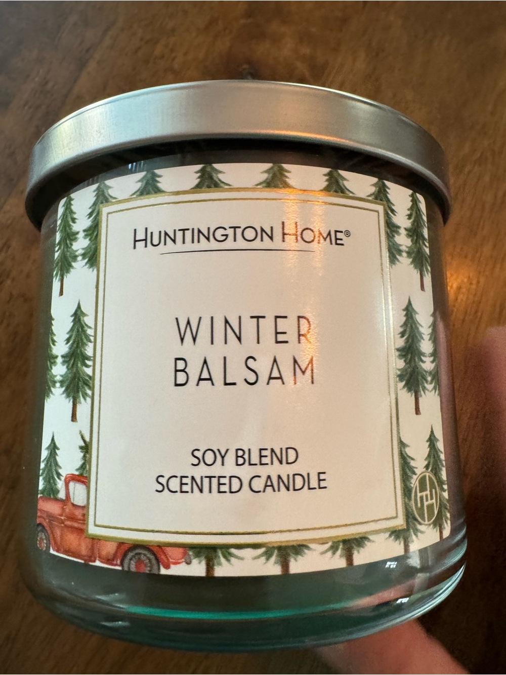 Huntington Home Winter Balsam Three Wick Candle